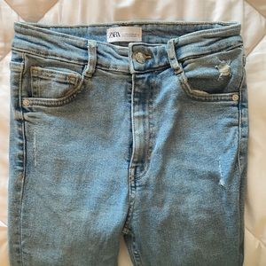 Women’s Zara Blue Skinny Jean Size 6